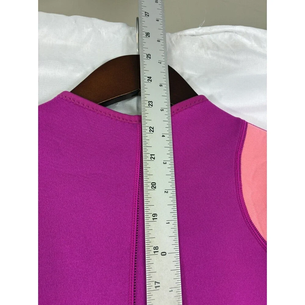 Roxy Girls Full Wetsuit Pink Purple Long Sleeve Back Zip Neoprene Surf Swim